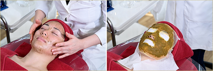 横浜　桜木町にあるエステサロン　エルニド　フェイシャル　アロマリンパマッサージ