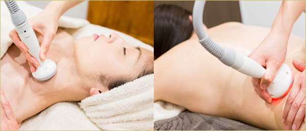 横浜　桜木町にあるエステサロン　エルニド　フェイシャル　アロマリンパマッサージ